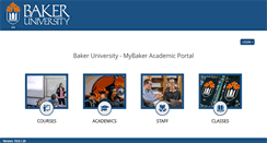 Desktop Screenshot of my.bakeru.edu